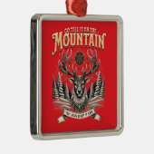 Christmas Reindeer Metalen Ornament (Rechts)