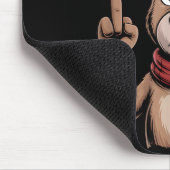 Christmas Reindeer Middle Finger Sarcastic Xmas Fu Muismat (Hoek)