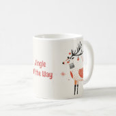 Christmas Reindeer Mok | Nordic Holiday Design (Voorkant rechts)