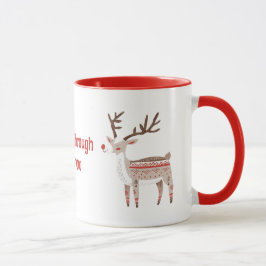 Christmas Reindeer Mok | Nordic Holiday Design