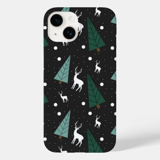 Christmas Reindeer Phone Case (Achterkant)
