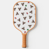 Christmas Reindeer Pickleball Paddle (Achterkant)