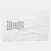 Christmas Reindeer Theme Kitchen Towel Theedoek (Horizontaal)