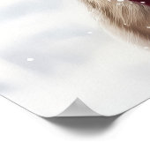 Christmas Reindeer Wall Art Poster (Hoek)