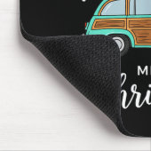 Christmas Retro Car With Christmas Tree - Merry Me Muismat (Hoek)