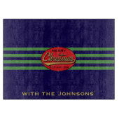 Christmas Retro Snijplank (Voorkant)