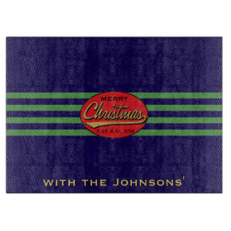 Christmas Retro Snijplank