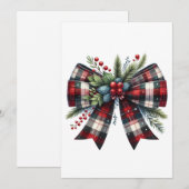 Christmas Ribbon Kaart 01 (Voorkant / Achterkant)