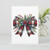 Christmas Ribbon Kaart 01 (Staand voorkant)