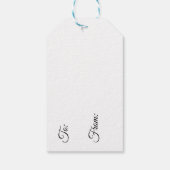 Christmas Robin Cadeaulabel (Achterkant)