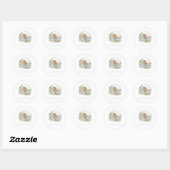 "CHRISTMAS ROBIN" ENVELOPE SEAL STICKER (Vel)