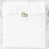"CHRISTMAS ROBIN" ENVELOPE SEAL STICKER (Tas)