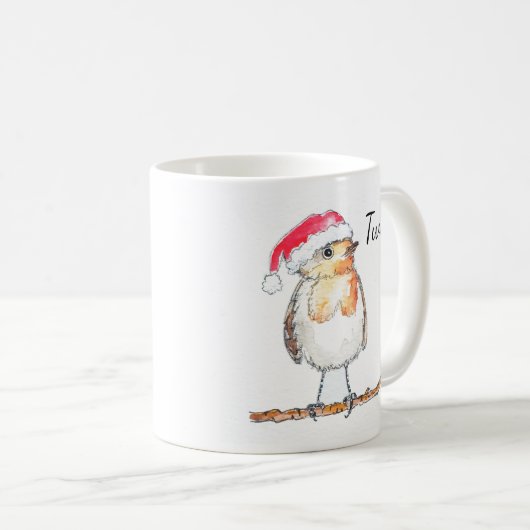 Christmas Robin Koffiemok (Voorkant rechts)
