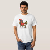Christmas Robin laid back T-shirt (Voorkant volledig)