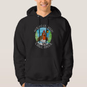 Christmas Robin World's Greatest Carol Singer Musi Hoodie (Voorkant)