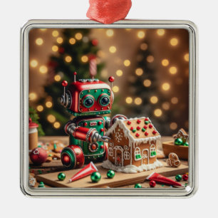 Christmas Robot Ornament