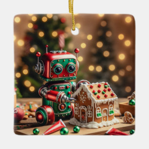 Christmas Robot Ornament