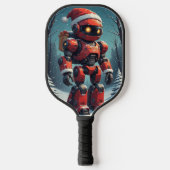 Christmas Robot Pickleball Paddle (Voorkant)