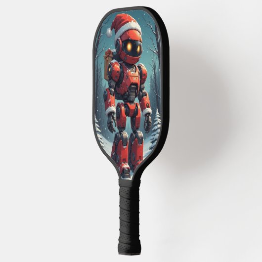 Christmas Robot Pickleball Paddle (Links)