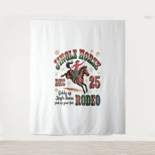 Christmas Rodeo Jingle Horse Wandkleed