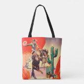 Christmas Rodeo Tote Bag (Achterkant)