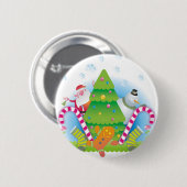 christmas ronde button 5,7 cm (Voorkant /achterkant)