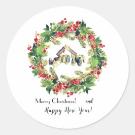 Christmas! Ronde Sticker