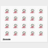 Christmas  ronde sticker (Vel)