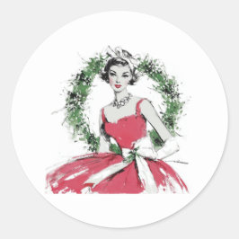 Christmas  ronde sticker