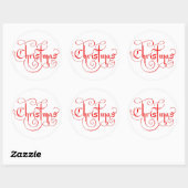CHRISTMAS RONDE STICKER (Vel)