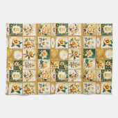 Christmas Roos Collage Theedoek (Horizontaal)