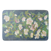 Christmas Rose & Silverwing Butterfly Nocturne Badmat (Voorkant)