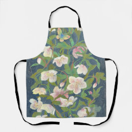 Christmas Rose & Silverwing Butterfly Nocturne Schort