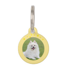 Christmas Round Pet Tag – Festive Holiday ID Tag