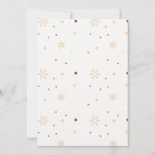 Christmas Rounding up the Gang Invitation Kaart (Achterkant)