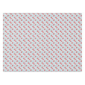 Christmas, Rowan, red, white, snowflakes Tafelkleed (Voorkant (Horizontaal))