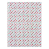 Christmas, Rowan, red, white, snowflakes Tafelkleed (Voorkant)