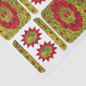Christmas Rozen Tissue Paper Tissuepapier (Detail)