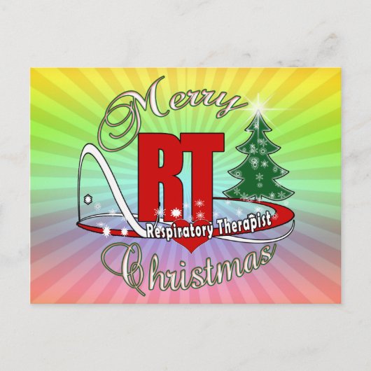 CHRISTMAS RT Ademhalingstherapie Feestdagenkaart (Voorkant)