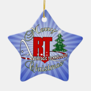 CHRISTMAS RT RADIOLOGISCHE TECHNOLOGISCH KERAMISCH ORNAMENT