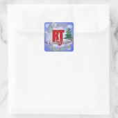 CHRISTMAS RT RADIOLOGISCHE TECHNOLOGISCH VIERKANTE STICKER (Tas)