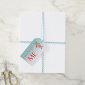 Christmas Rudolf Unwrap Me Gift Label Cadeaulabel (Met Touw)