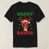 Christmas Rudolph Red Nose Reindeer Kids Gift  T-shirt (Design voorkant)