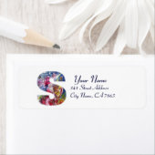 CHRISTMAS S BRIEF / SANTA DIE HARP SPEELT ETIKET (Insitu)