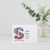 CHRISTMAS S BRIEF / SANTA DIE HARP SPEELT VISITEKAARTJE (Staand voorkant)