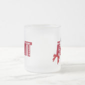 CHRISTMAS SANTA A-EMT - GEAVANCEERD MATGLAS KOFFIEMOK (Center)