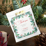 Christmas Santa Baby Genderneutraal Baby shower Bedankzakje<br><div class="desc">Ben je op zoek naar een baby shower met kerstthema dat precies goed is? Je hoeft niet verder te kijken. Deze charmante gunstzakken tonen grillig waterverf groen en dennenappels. Gebruik de Ontwerpgereedschappen om de tekst, het lettertype en de kleuren aan te passen. Blader door ons kerst Baby shower Collectie voor...</div>