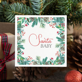 Christmas Santa Baby Genderneutraal Servet