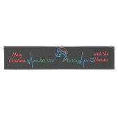 Christmas Santa Baby Personalize 14 x 72 Korte Tafelloper (Horizontaal)
