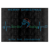 Christmas Santa Baby Snijplank (Voorkant)